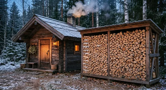 Укладка дров в Алабине, проезд Производственная, 35Б